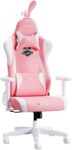 Silla Gamer Rosa Autofull con, orejas de conejo : Ergonomía y ajustes personalizados