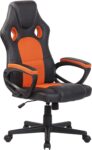 CLP Silla Racing De Oficina Fire En Simil Cuero