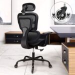 KERDOM Silla de Oficina ergonómica de Escritorio